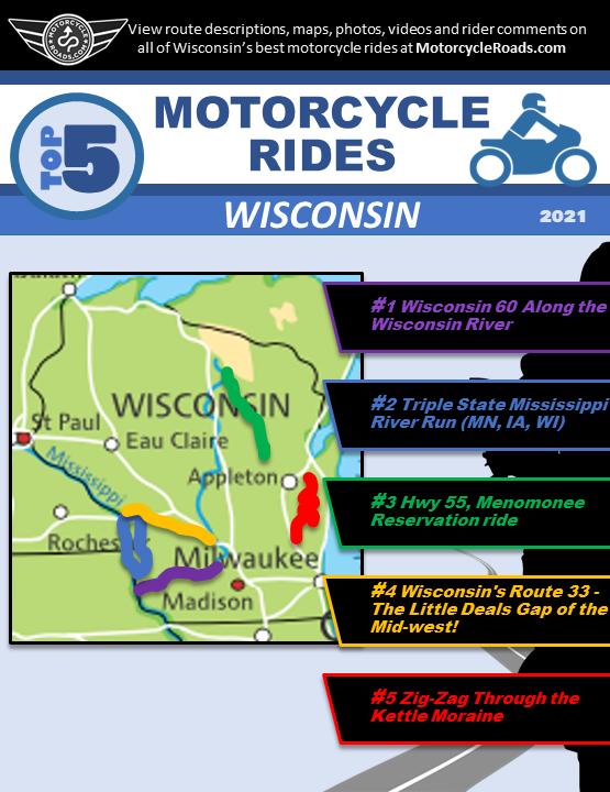 Scenic Motorcycle Rides In Wisconsin 9505
